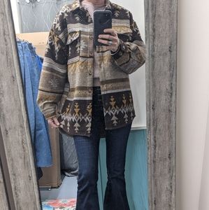 NWT Aztec Shacket